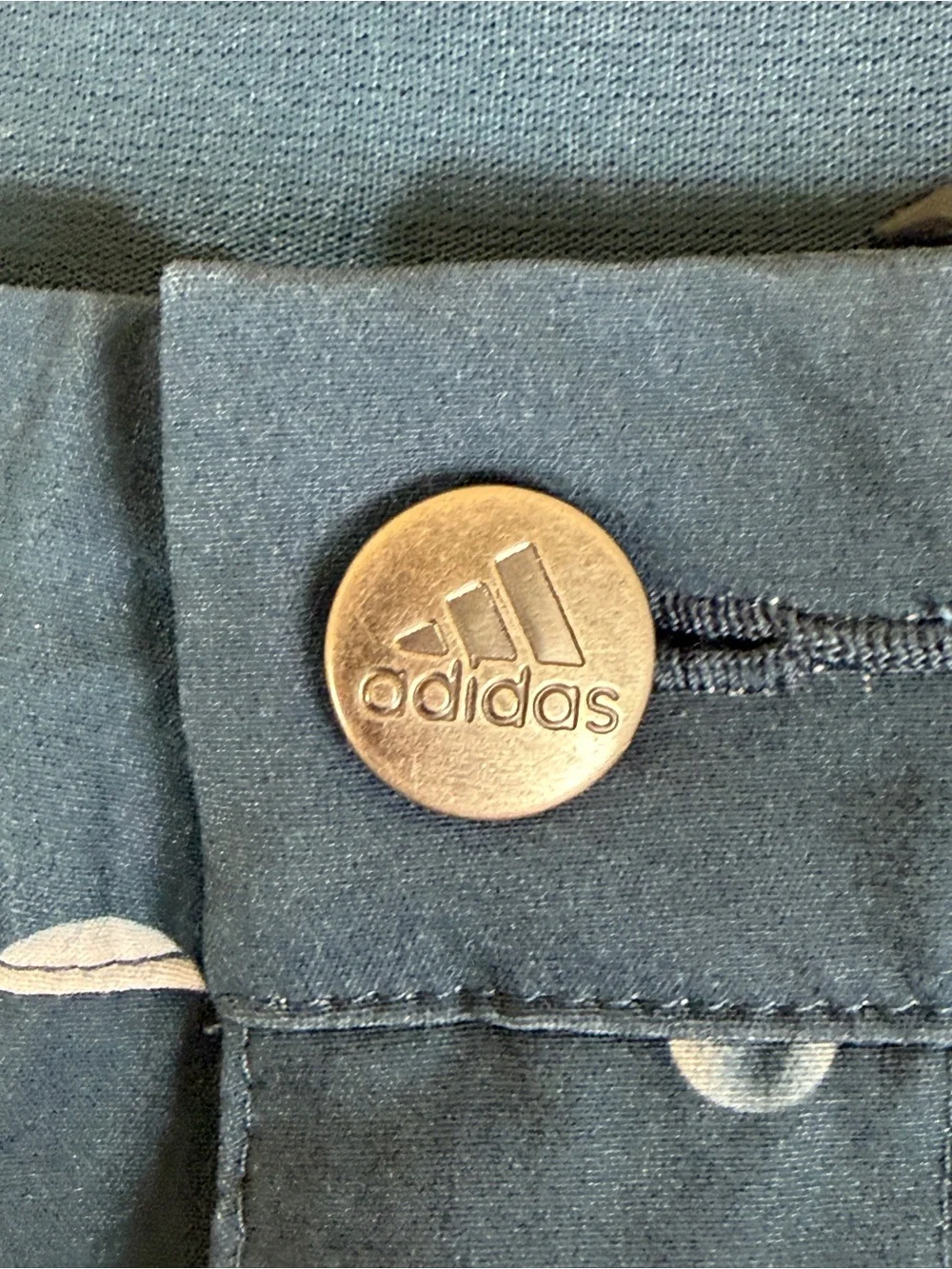 adidas Navy Blue Golf Ball‎ Print Flat Front Men's Shorts